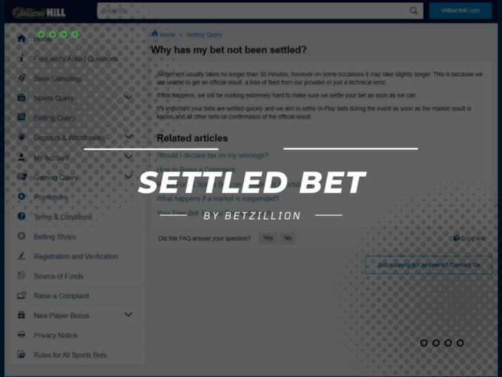 Settled Bet Explained